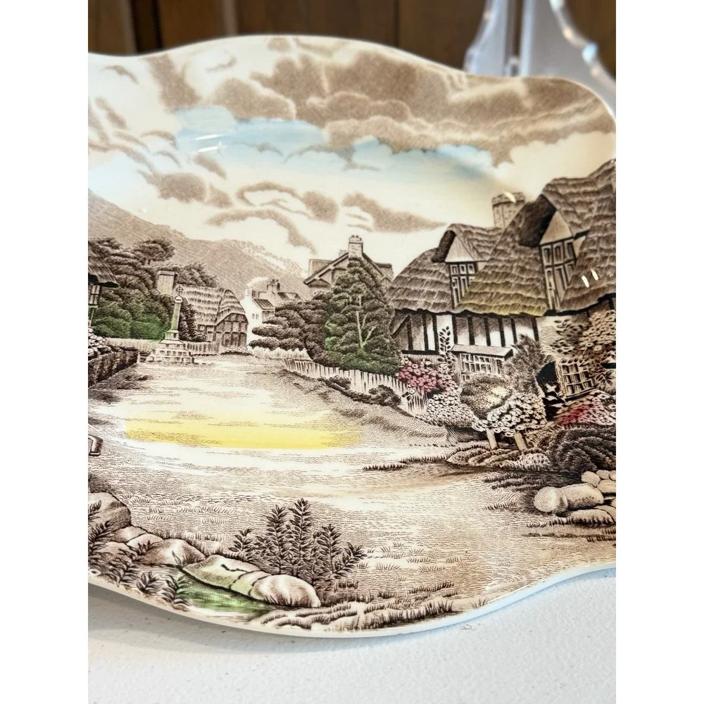 Vintage Johnson Brothers Olde English Countryside Serving Platter England 12